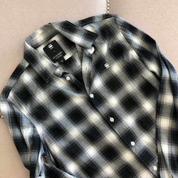 g star check shirt